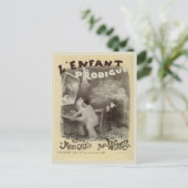 Prodigal Son mime, zwart-wittekening Briefkaart (Staand voorkant)