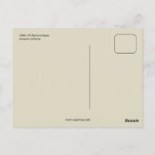 Prodigal Son mime, zwart-wittekening Briefkaart (Achterkant)