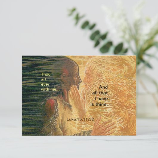 Prodigal Son - Prayer Card Kaart (Staand voorkant)