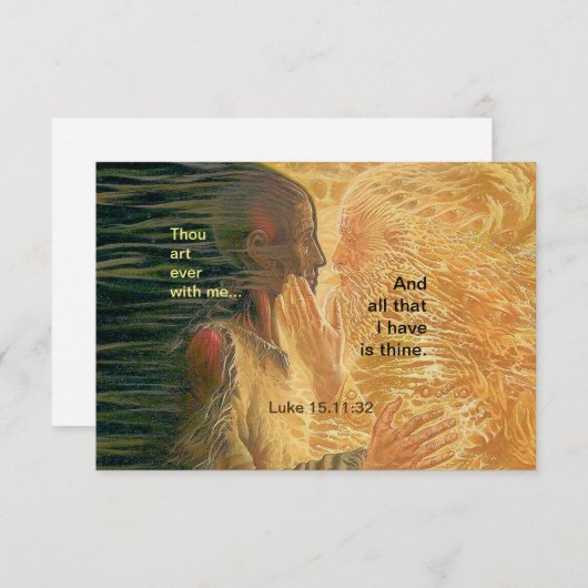 Prodigal Son - Prayer Card Kaart (Voorkant / Achterkant)