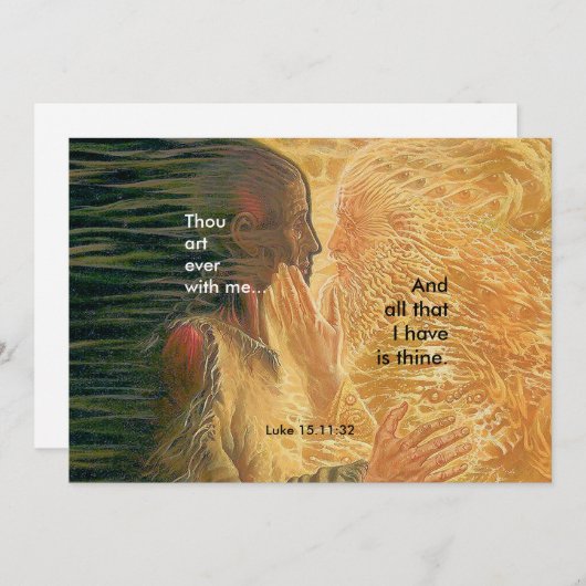 Prodigal Son - Prayer Card Kaart (Voorkant / Achterkant)