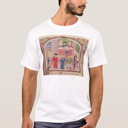 Prodigaliteit, liberaliteit en hebzucht t-shirt (Voorkant)