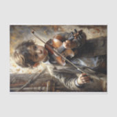 Prodigy's Melody  Violist Decoupage Tissuepapier (Voorkant)