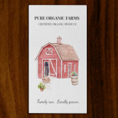 Produce Farming Boerderij Barn Waterverf Visitekaartje