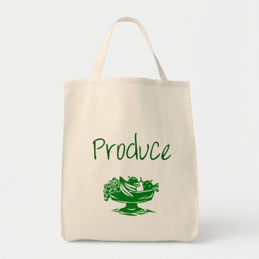 Produce Grocery Bag Tote Bag (Voorkant)