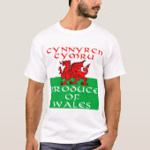 Produce of Wales T-shirt (Voorkant)