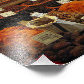 Produce stall, Boqueria market, Barcelona, Spanje Foto Afdruk (Hoek)