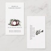 Produceer het Visitekaartje van de Boerderij boer (Voorkant / Achterkant)