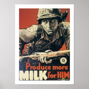 Produceer meer melk voor hem poster