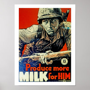 Produceer meer melk voor hem poster