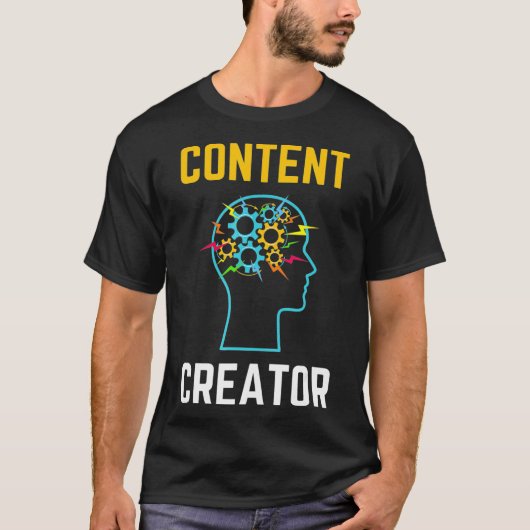 Producent Cool Content Creator T-shirt (Voorkant)