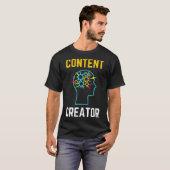 Producent Cool Content Creator T-shirt (Voorkant volledig)