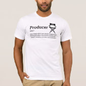 Producent Definition Light Mode - Filmmaker T-shirt (Voorkant)
