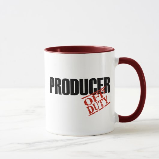 Producent van buiten dienst mok (Rechts)