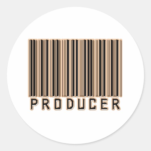Producentencode Ronde Sticker (Voorkant)