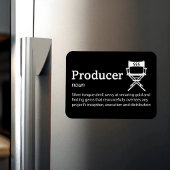 Producentendefinitie - Filmmaker 3"x 4"Flex Magneet