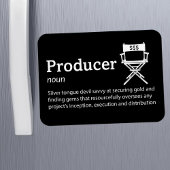 Producentendefinitie - Filmmaker 3"x 4"Flex Magneet