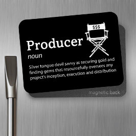 Producentendefinitie - Filmmaker 3"x 4"Flex Magneet