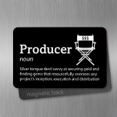 Producentendefinitie - Filmmaker 4"x 6"Flex Magneet