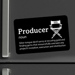 Producentendefinitie - Filmmaker 4"x 6"Flex Magneet