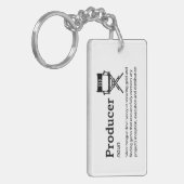 Producentendefinitie - Filmmaker Sleutelhanger (Voorkant Links)