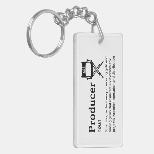 Producentendefinitie - Filmmaker Sleutelhanger (Voorkant Links)