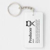 Producentendefinitie - Filmmaker Sleutelhanger (Voorkant)