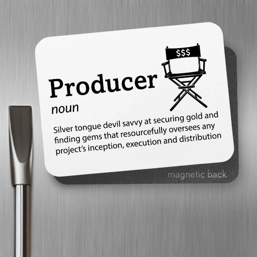 Producentendefinitie - het vastgestelde leven 3"x  magneet