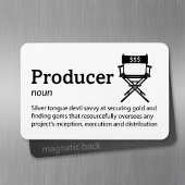 Producentendefinitie - het vastgestelde leven 4"x  magneet