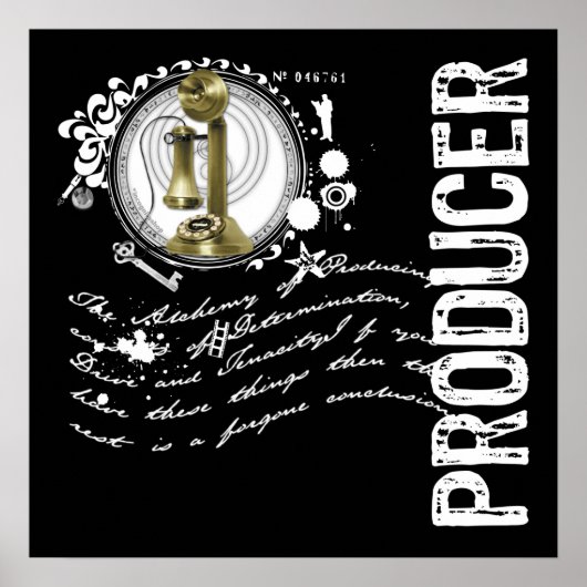 Producer Alchemy Poster (Voorkant)
