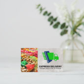 Produceren | Express Delivery Service Visitekaartje (Staand voorkant)
