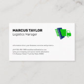 Produceren | Express Delivery Service Visitekaartje (Achterkant)