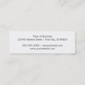 Produceren Mini Visitekaartje (Achterkant)