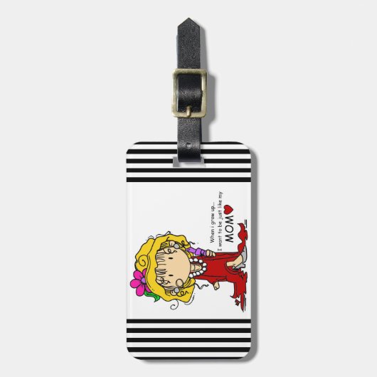 Product aanpassen bagagelabel (Voorkant verticaal)