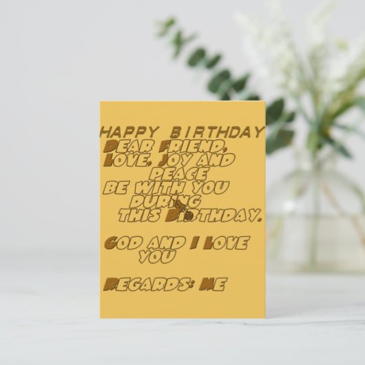 Product aanpassen briefkaart (Staand voorkant)