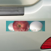 Product aanpassen bumpersticker (Op auto)