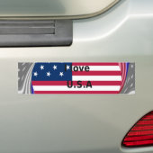 Product aanpassen bumpersticker (Op auto)