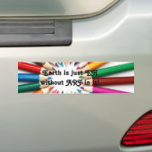 Product aanpassen bumpersticker (Op auto)