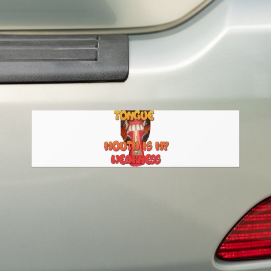 Product aanpassen bumpersticker (Op auto)