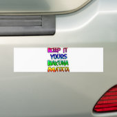 Product aanpassen bumpersticker (Op auto)