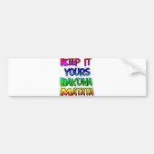 Product aanpassen bumpersticker (Voorkant)