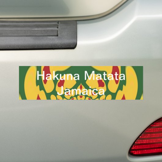Product aanpassen bumpersticker (Op auto)