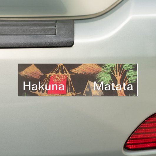 Product aanpassen bumpersticker (Op auto)