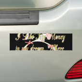 Product aanpassen bumpersticker (Op auto)