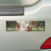 Product aanpassen bumpersticker (Op auto)