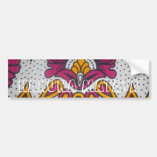 Product aanpassen bumpersticker (Voorkant)