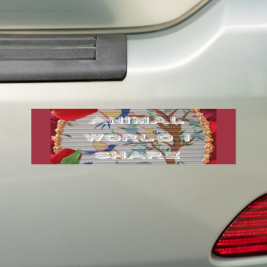 Product aanpassen bumpersticker (Op auto)