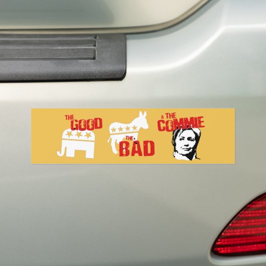 Product aanpassen bumpersticker (Op auto)