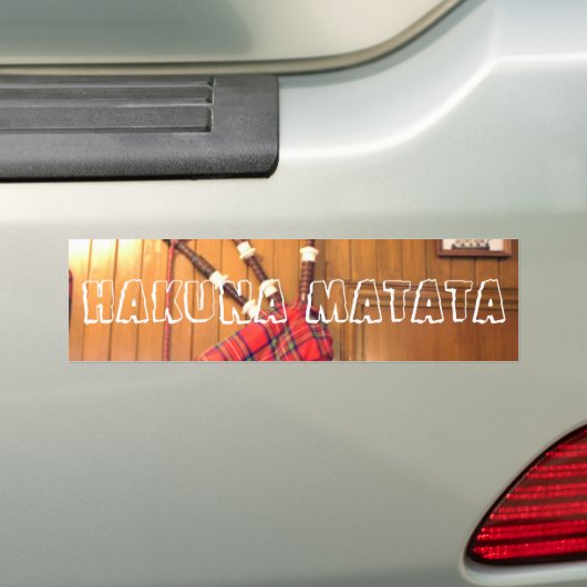 Product aanpassen bumpersticker (Op auto)
