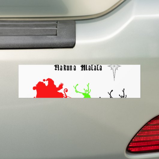 Product aanpassen bumpersticker (Op auto)